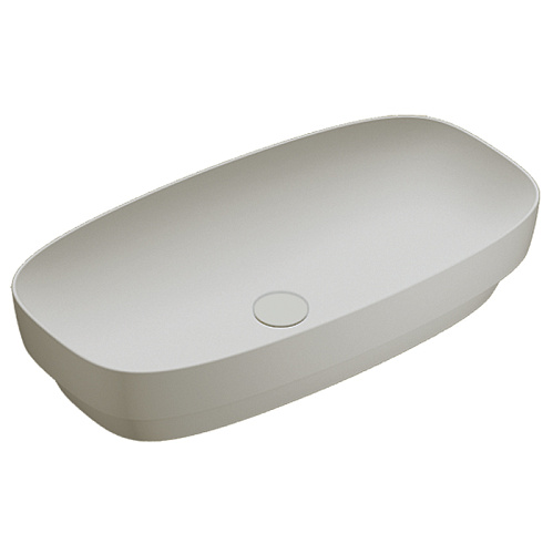 Catalano Alvea Раковина 75x40см встраиваемая, без отв., цвет: Cemento Satinato