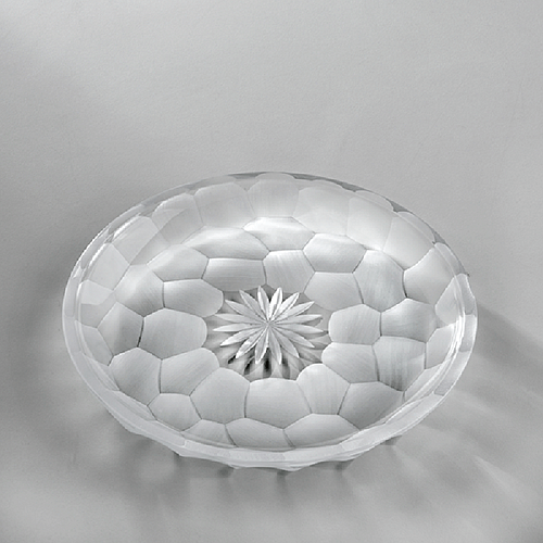 3SC Nest Лоток 22х3см., настольный, цвет: прозрачный хрусталь/хром