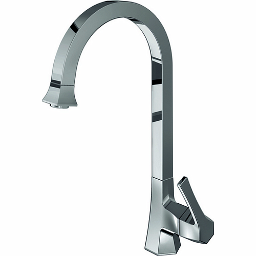 CISAL Кухонные смесители Смеситель однорычажный на 1 отверстие для кухни,с поворотным изливом 199 мм, цвет: хром