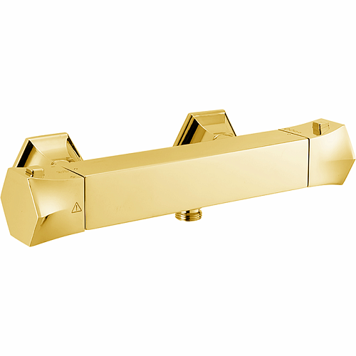 CISAL Cherie Термостатический смеситель настенный для душа, цвет: золото