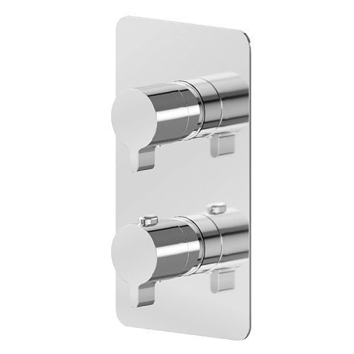 Newform B-Easy Смеситель термостатический, встраиваемый, с переключателем потоков, цвет: хром