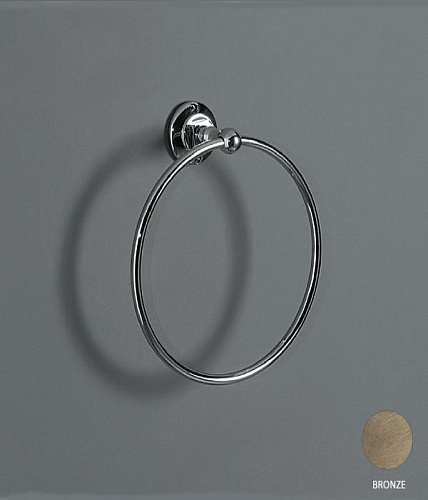  SIMAS Accessori Полотенцедержатель-кольцо 22см., подвесной, цвет: бронза
