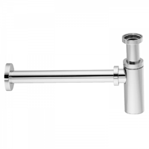 Artceram Сифон для раковины слив в стену, цвет: хром