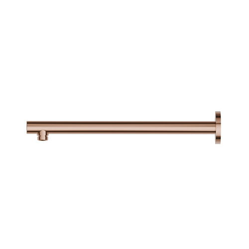 Newform Head Showers Душевой кронштейн 35см, настенный, закругленный, цвет: PVD copper bronze