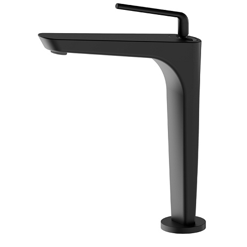 Newform O'Rama Смеситель для раковины, 1 отв., средний, цвет: черный матовый