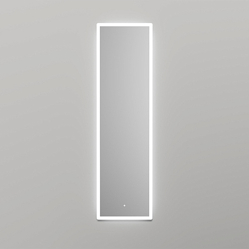 Salini Armonia Зеркало для ванны 45х158.5х2.5см., фоновая и фронтальная подсветка 3в1, сенсорный выключатель, крепления, без подогрева