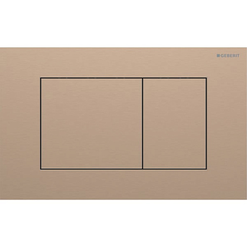 Geberit Sigma40 Клавиша для двойного смыва, квадратная: Красное золото