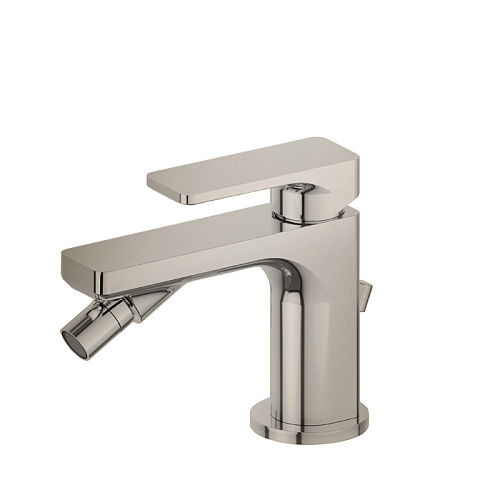 Newform B-Easy Смеситель для биде, 1 отв., с донным клапаном, цвет: titanium satin