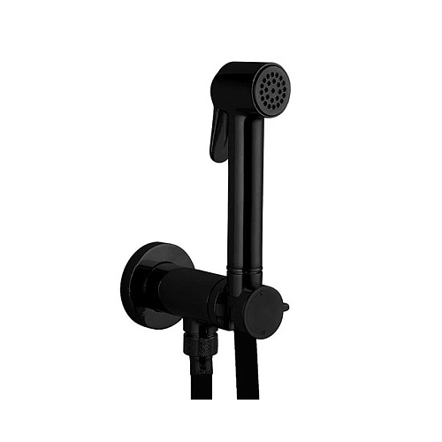 Bossini Paloma Brass Душевая лейка Ø34 mm, с клапаном подачи, цвет: черный матовый