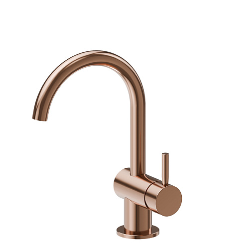Newform Blink Смеситель для раковины, 1 отв., цвет: PVD copper bronze