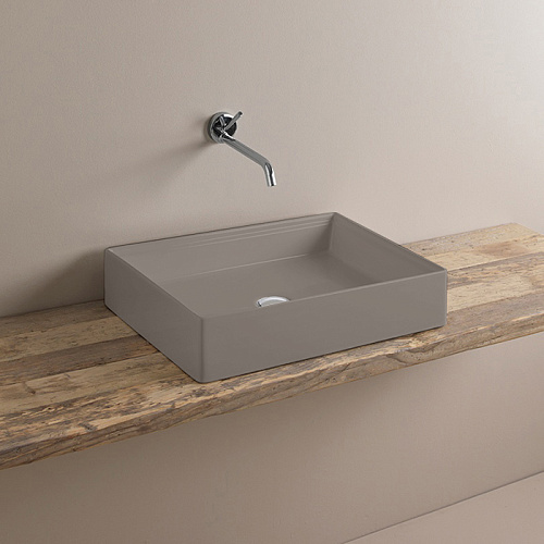 Artceram Scalino Раковина 55х38см., накладная, без отв., без слив перелива, цвет: marrone tortora