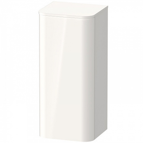 Duravit Happy D.2 Plus Пенал подвесной 88x40x36см 1 дверь, 2 стекл. полки, SX, цвет: белый глянцевый
