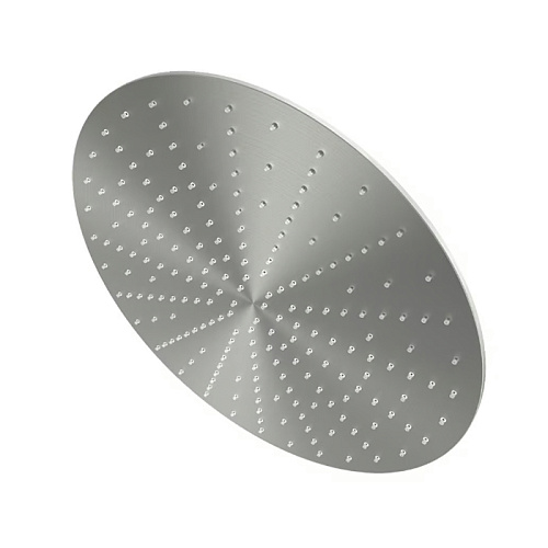 QuadroDesign Верхний душ 30см., настенный/потолочный, 1 режим, цвет: Brushed Stainless Steel