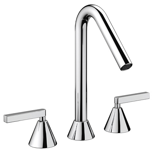 Nicolazzi Flag Смеситель для раковины, на 3 отв, h: 14.8см., цвет: хром