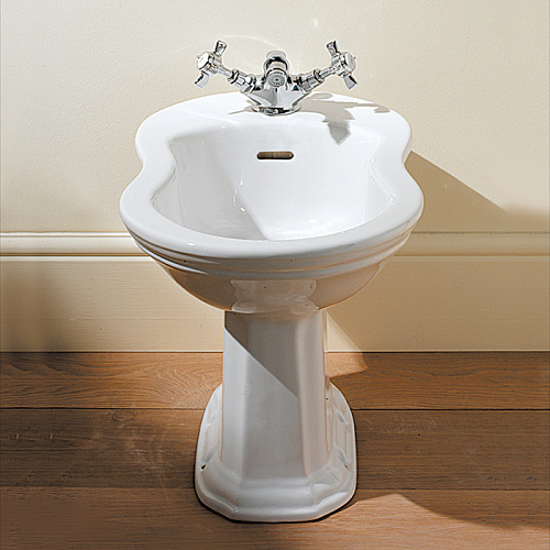 Devon&Devon Oxford Биде напольное 54х33см, с 1 отв., цвет: белый