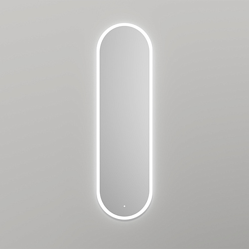 Salini Armonia Зеркало для ванны 45х158.5х2.5см., фоновая и фронтальная подсветка 3в1, сенсорный выключатель, крепления, без подогрева