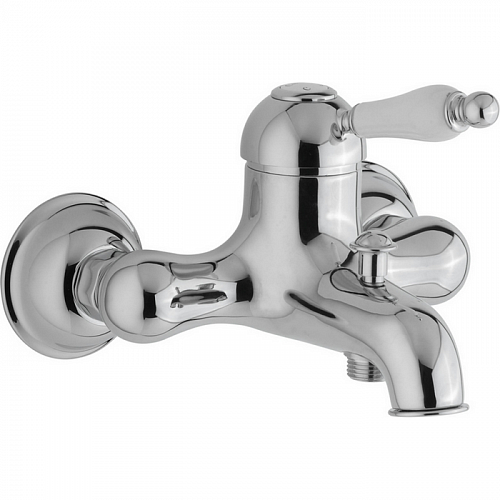 CISAL Arcana Empress Смеситель однорычажный настенный для ванны/душа, цвет: хром 