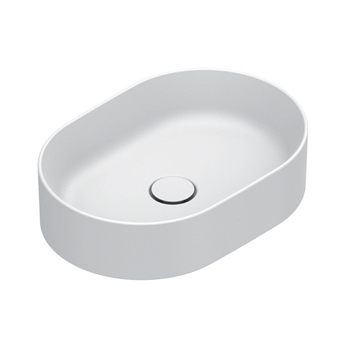 Catalano Zero Раковина 50x35см, накладная, без отв., без перелива, цвет: белый матовый