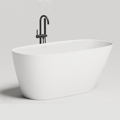 Salini Sofia Ванна отдельностоящая 150x75x60.5см., донный клапан "Up&Down", слив-перелив, материал: S-Sense, цвет: белый глянцевый