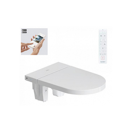 Duravit SensoWash Starck f Lite Сиденье для унитаза 37.8x57.3x21.8см., с душем, SoftClose, цвет: белый