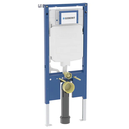 Geberit Duofix Инсталляция для подвесного унитаза 114см., со смыв. бачком скрытого монтажа Sigma 8см., с крепежом