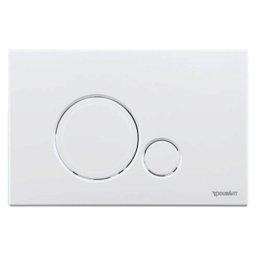 Duravit DuraSystem Beta 120 Клавиша смыва для унитаза, пластик, цвет: белый