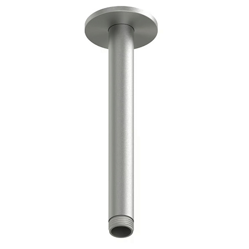 QuadroDesign Держатель верхнего душа, потолочный 20см., цвет: brushed stainless steel