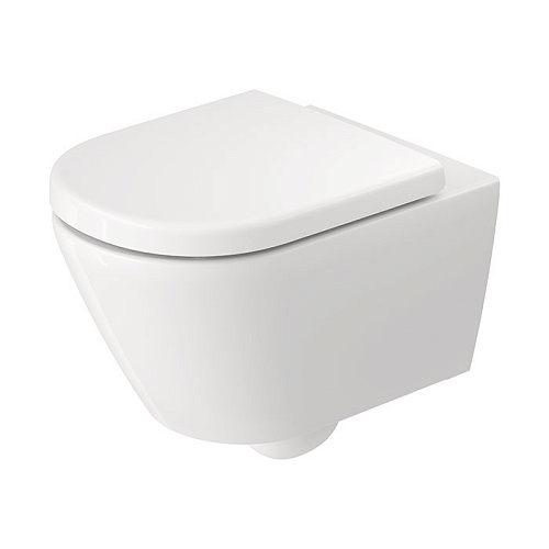 Duravit D-Code Унитаз подвесной 54х37см, безободковый, цвет: белый