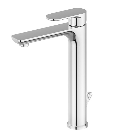 Newform Extro Смеситель для раковины, 1 отв., с донным клапаном, высокий, цвет: хром