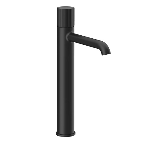 Gessi HABITO RIGATO Смеситель для раковины, на 1 отв., высокий, цвет: черный матовый