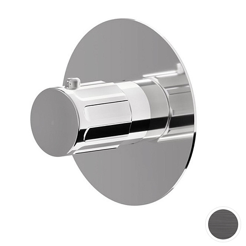 Newform Ionika Смеситель для душа, термостатический, на 1 источ цвет: PVD Br. Stainless Stell