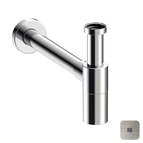 Almar Mixers Сифон для раковины, цвет: никель брашированный