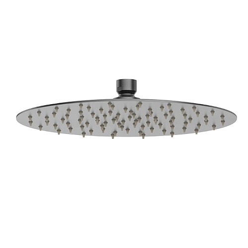 Newform X-STEEL 316 Верхний душ, 25см., без кронштейна, G1/2" , цвет: PVD Brushed gun metal