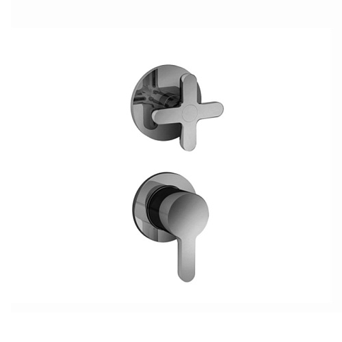 Fantini Icona Classic Смеситель для душа, встраиваемый, на 2 источника, 1/2, (наружняя часть), цвет: хром