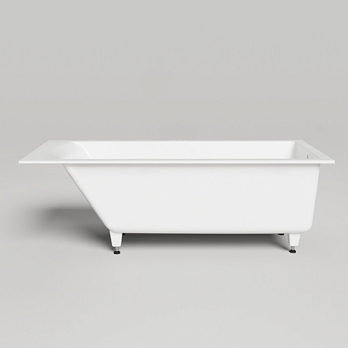 Salini Cascata Ванна встраиваемая, с прямоугольной чашей, 170х75х60см, регулируемые ножки, материал: S-Sense, цвет: белый матовый