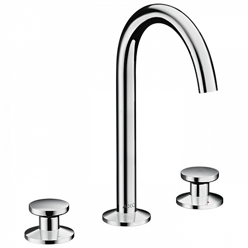 Axor One Смеситель для раковины, 3 отв., излив h170мм, Select, со сливом push-open, цвет: хром