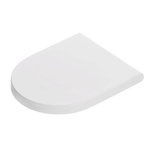 Artceram Solida Крышка с сиденьем для унитаза, механизм soft-close, цвет белый/хром