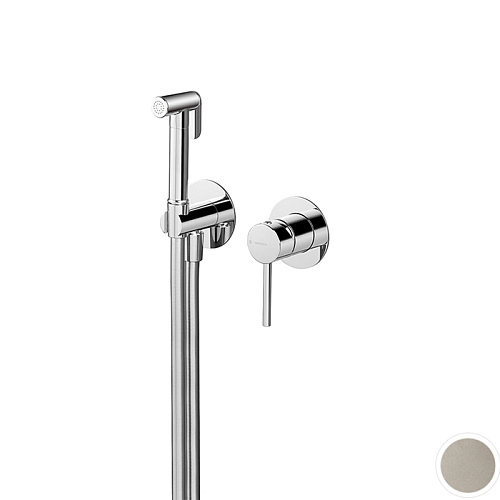 Newform Shut Off Гигиенический душ, внешняя часть, цвет: titanium satin