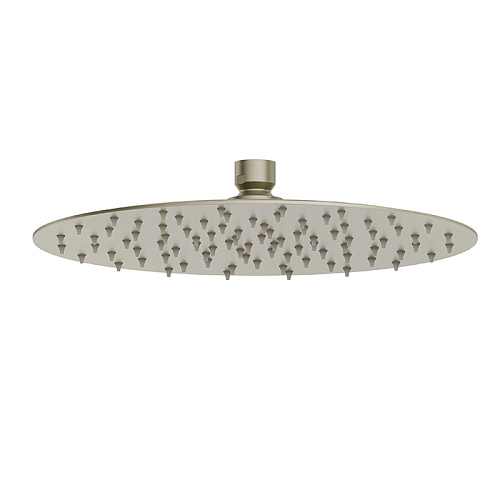 Newform X-STEEL 316 Верхний душ, 25см., без кронштейна, G1/2" , цвет: PVD Brushed pale gold