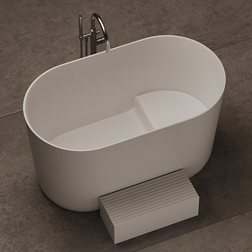 Dea Design Single Ванна 135x75xh75см, отдельностоящая, цвет: белый