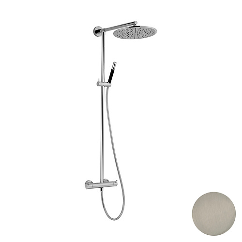 Cisal Cubic Смеситель для раквовины на 1 отв., излив: 17см., цвет: Nichel Spazzolato