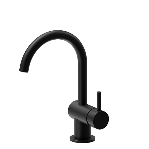 Newform Blink Смеситель для раковины, 1 отв., цвет: черный матовый