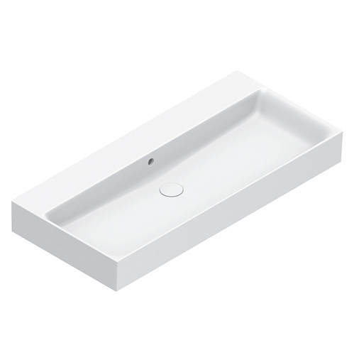 Catalano Premium Раковина 100х47см, без отв., подвесная, цвет: белый глянцевый