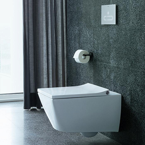 Duravit Viu Унитаз подвесной 37x57см, rimless, вкл. крепление Durafix, с покрытием WG, цвет: белый