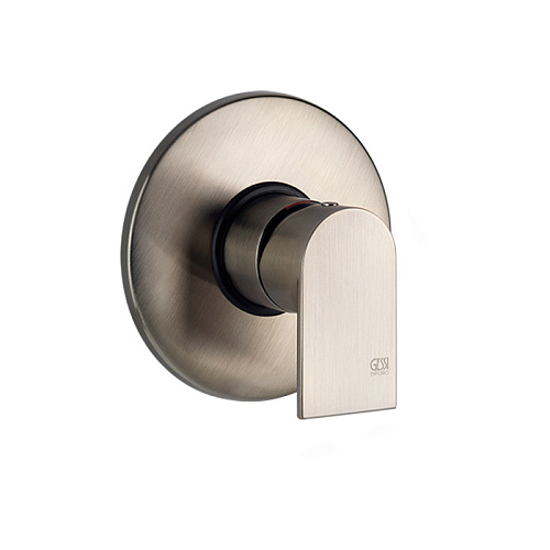 Gessi Emporio Via manzoni Смеситель встраиваемый, на 1 выход, цвет: Finox Brushed Nickel