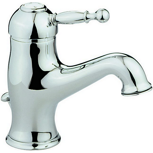 CISAL Arcana Royal Смеситель однорычажный для раковины на 1 отверстие с донным клапаном, цвет: хром 