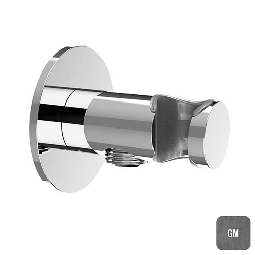 Almar Вывод для душа с держателем лейки, цвет: Gun Metal Brushed PVD