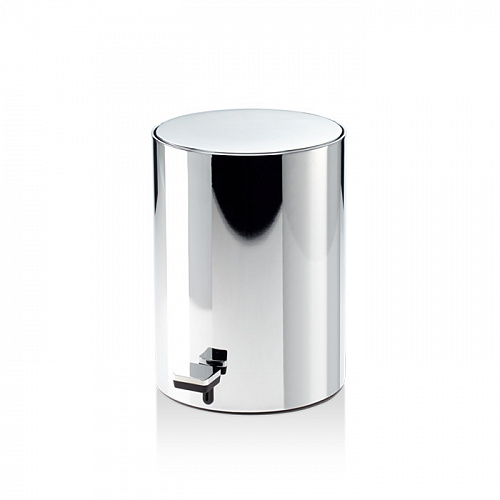 Decor Walther TE 50 Ведро 23.5xh32см, с педалью и крышкой, softclose, напольное, цвет: хром