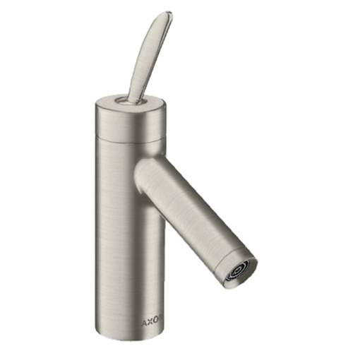 Axor Starck Cмеситель для раковины, на 1 отв, с донным клапаном, цвет: сталь