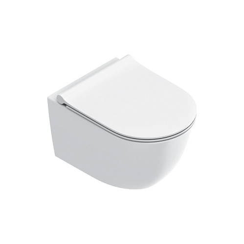 Catalano Sfera Унитаз подвесной 50x35см, безободковый, смыв Tornado, покрытие Twinglaze+, цвет: белый матовый